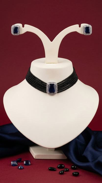Choker & Stud Earring Set